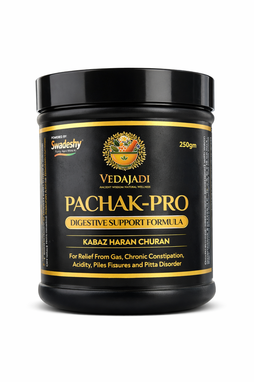 VedaJadi Pachak-Pro – Ayurvedic Digestive Support for Gas, Acidity & Constipation (250g)